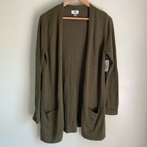 Old Navy Olive Green Cardigan Sweater